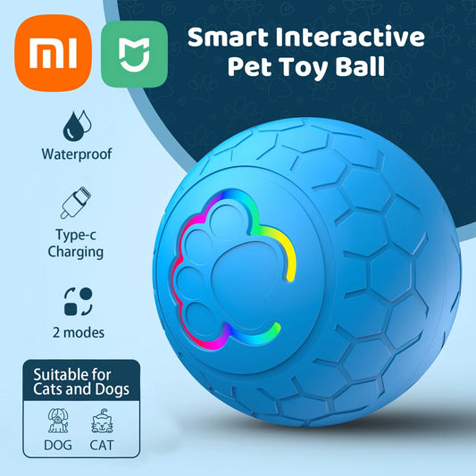 Smart Pet Ball – LED Rechargeable Interactive Toy for Cats & Dogs